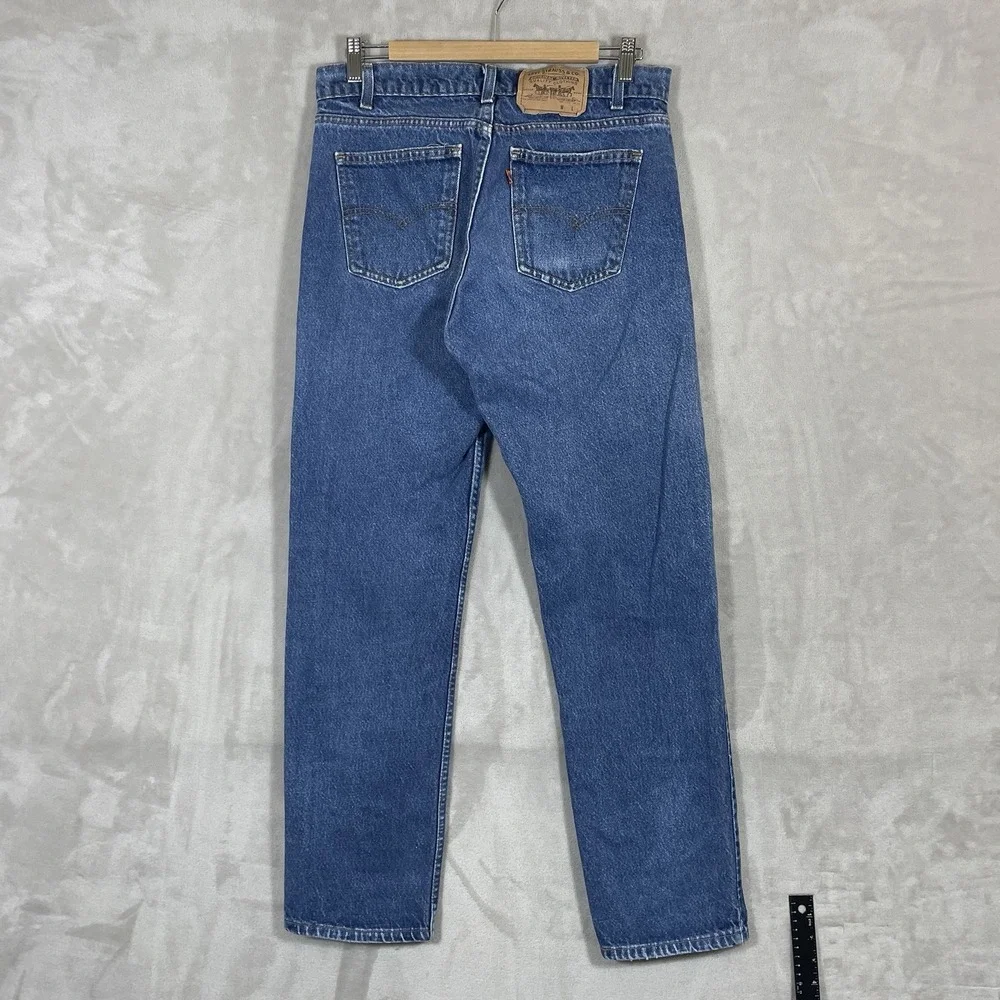 Vitnage 70s Levis 505 0217 Jeans Mens 33x32 (fit 32x30) Made in USA Orange Tab